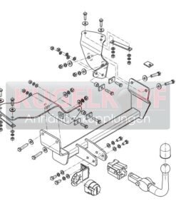 Alternative view of ALFA ROMEO 147 ABNEHMBARE ANHÄNGERKUPPLUNG