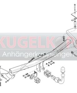Alternative view of ALFA ROMEO 159 ABNEHMBARE ANHÄNGERKUPPLUNG