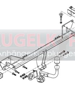 Alternative view of ALFA ROMEO Giulietta STARRE ANHÄNGERKUPPLUNG