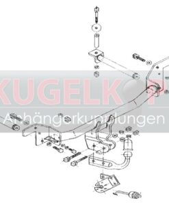 Alternative view of AUDI Q2 ABNEHMBARE ANHÄNGERKUPPLUNG