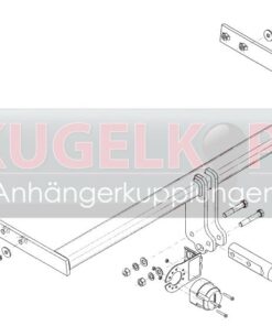 Alternative view of AUDI A3 STARRE ANHÄNGERKUPPLUNG