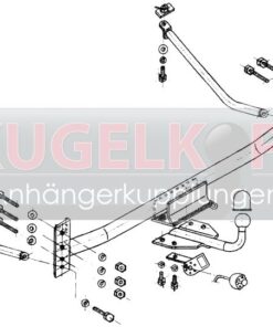 Alternative view of AUDI 100 STARRE ANHÄNGERKUPPLUNG