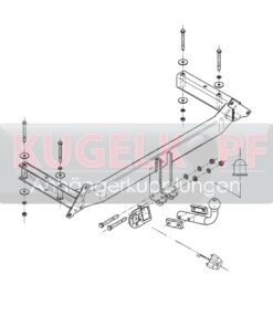 Alternative view of AUDI A4 STARRE ANHÄNGERKUPPLUNG