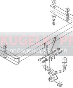 Alternative view of AUDI A6 STARRE ANHÄNGERKUPPLUNG