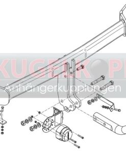 Alternative view of BMW 5 Reihe STARRE ANHÄNGERKUPPLUNG