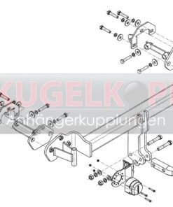 Alternative view of BMW 3 Reihe STARRE ANHÄNGERKUPPLUNG