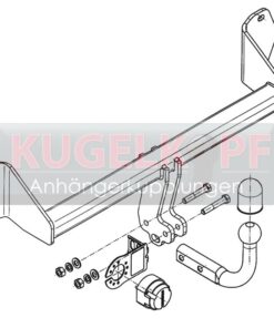 Alternative view of BMW 1 Reihe STARRE ANHÄNGERKUPPLUNG
