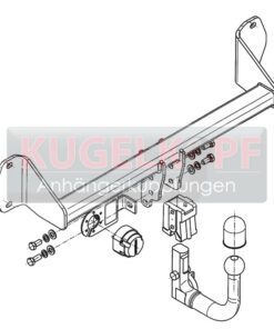 Alternative view of BMW 1 Reihe ABNEHMBARE ANHÄNGERKUPPLUNG