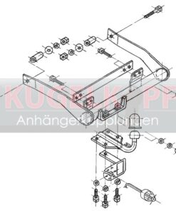 Alternative view of CITROEN ax STARRE ANHÄNGERKUPPLUNG