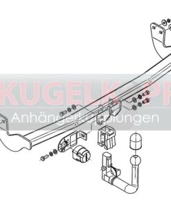Alternative view of CITROEN C3 II ABNEHMBARE ANHÄNGERKUPPLUNG