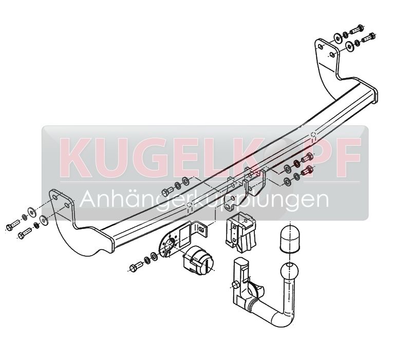 CITROEN C3 II ABNEHMBARE ANHÄNGERKUPPLUNG – Bild 2