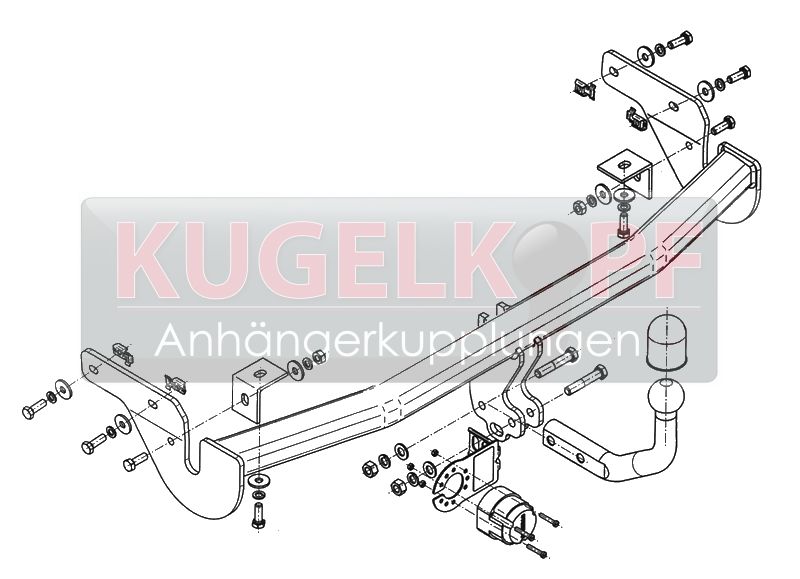 CITROEN C3 Picasso STARRE ANHÄNGERKUPPLUNG – Bild 2