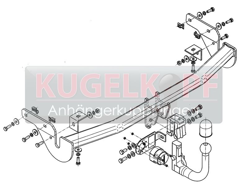 CITROEN C3 Picasso ABNEHMBARE ANHÄNGERKUPPLUNG – Bild 2