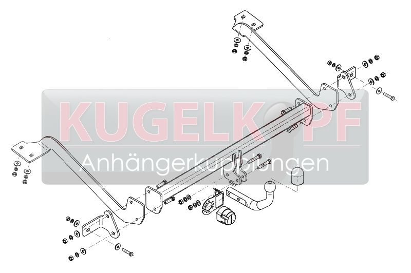 PEUGEOT Partner STARRE ANHÄNGERKUPPLUNG – Bild 2