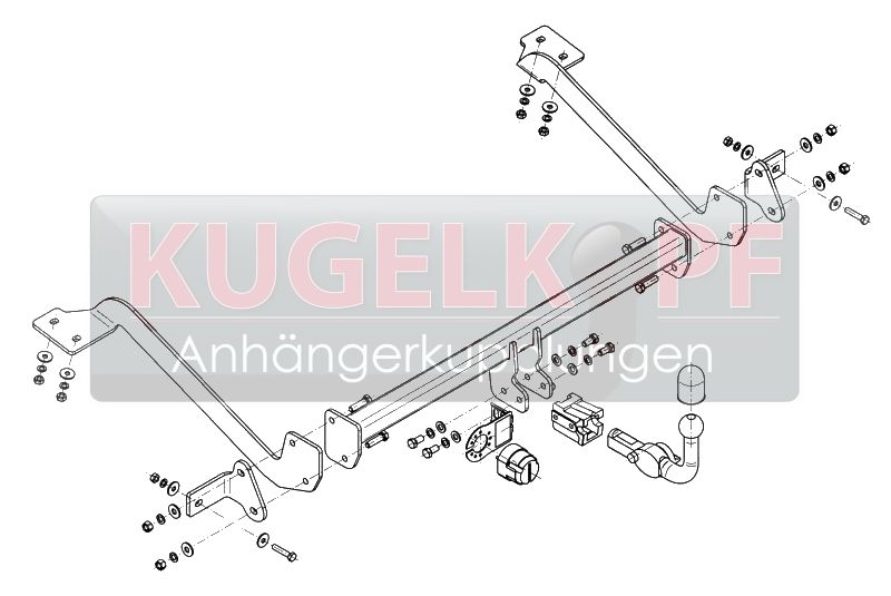 PEUGEOT Partner ABNEHMBARE ANHÄNGERKUPPLUNG – Bild 2