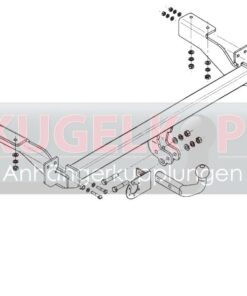 Alternative view of CITROEN C4 STARRE ANHÄNGERKUPPLUNG