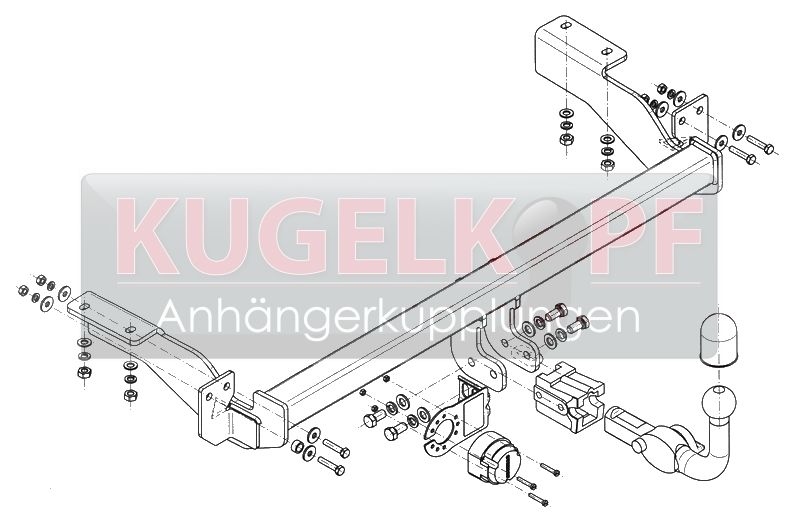 CITROEN C4 ABNEHMBARE ANHÄNGERKUPPLUNG – Bild 2