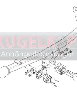 Alternative view of CITROEN C3 ABNEHMBARE ANHÄNGERKUPPLUNG