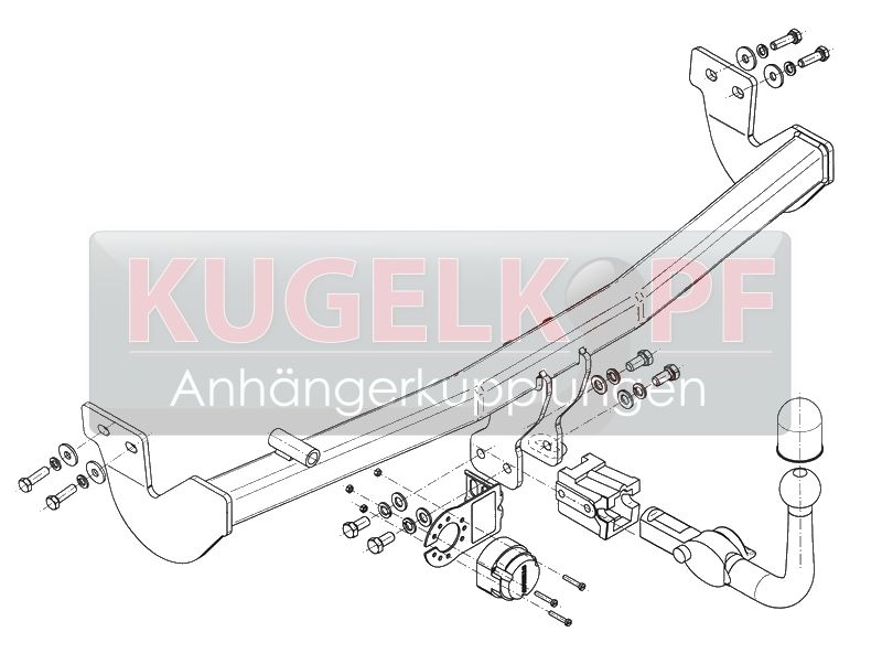 CITROEN C3 ABNEHMBARE ANHÄNGERKUPPLUNG – Bild 2