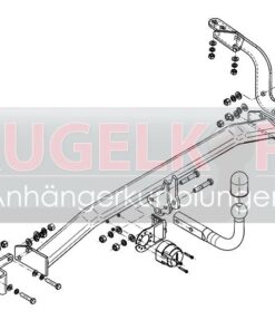 Alternative view of CITROEN C4 Picasso STARRE ANHÄNGERKUPPLUNG
