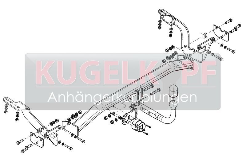 CITROEN C4 Picasso STARRE ANHÄNGERKUPPLUNG – Bild 2