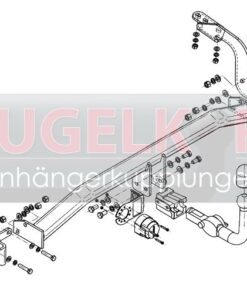 Alternative view of CITROEN C4 Picasso ABNEHMBARE ANHÄNGERKUPPLUNG
