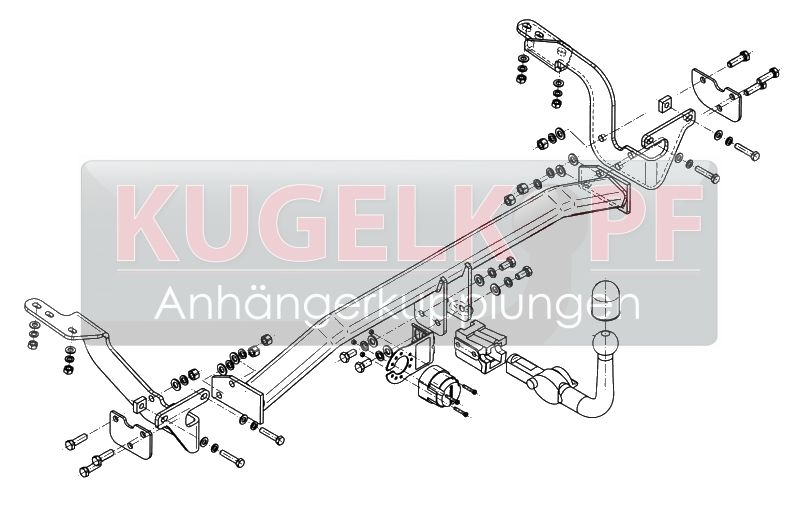 CITROEN C4 Picasso ABNEHMBARE ANHÄNGERKUPPLUNG – Bild 2