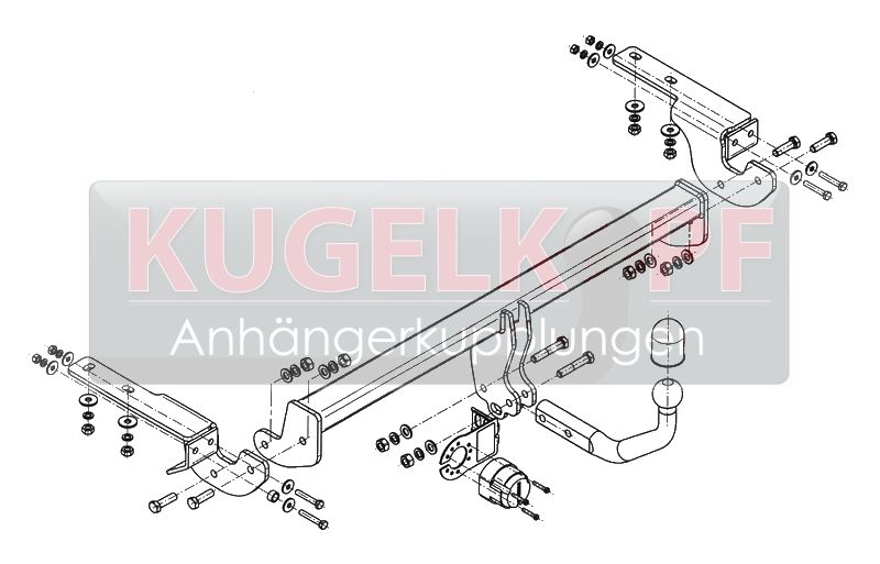 CITROEN C4 II STARRE ANHÄNGERKUPPLUNG – Bild 2