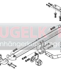Alternative view of CITROEN DS4 STARRE ANHÄNGERKUPPLUNG