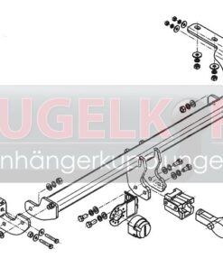 Alternative view of CITROEN DS4 ABNEHMBARE ANHÄNGERKUPPLUNG
