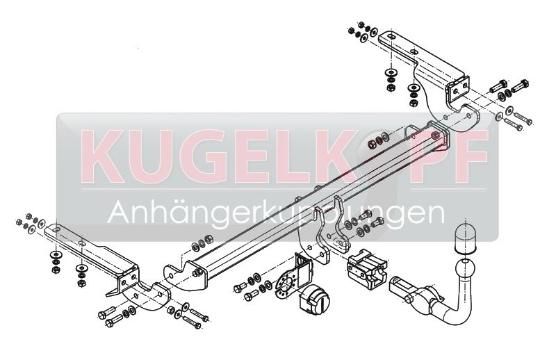 CITROEN DS4 ABNEHMBARE ANHÄNGERKUPPLUNG – Bild 2