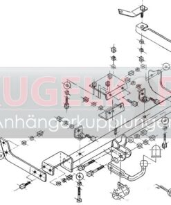 Alternative view of CITROEN Xsara STARRE ANHÄNGERKUPPLUNG
