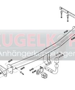 Alternative view of CHRYSLER Voyager STARRE ANHÄNGERKUPPLUNG