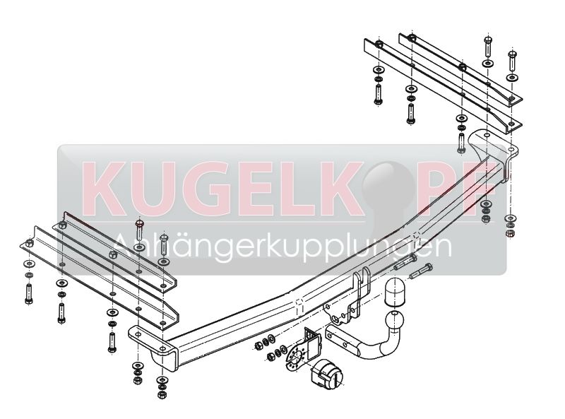 CHRYSLER Grand Voyager STARRE ANHÄNGERKUPPLUNG – Bild 2
