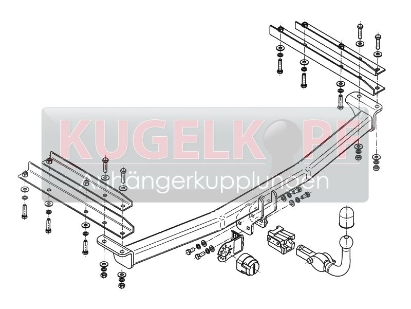 CHRYSLER Grand Voyager ABNEHMBARE ANHÄNGERKUPPLUNG – Bild 2