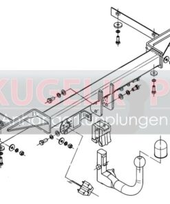 Alternative view of CHEVROLET Cruze ABNEHMBARE ANHÄNGERKUPPLUNG