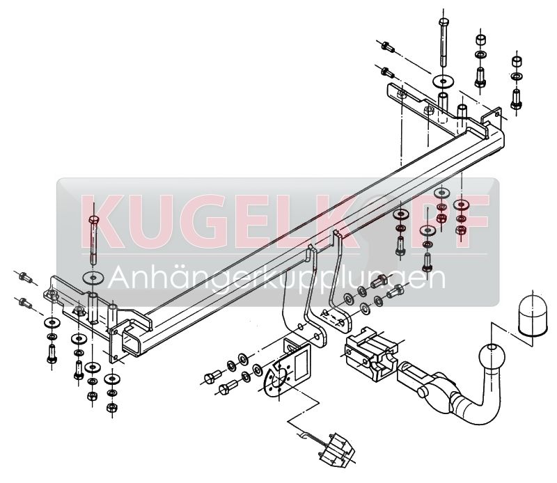 CHEVROLET Lacetti ABNEHMBARE ANHÄNGERKUPPLUNG – Bild 2