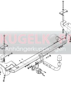 Alternative view of CHEVROLET Epica STARRE ANHÄNGERKUPPLUNG