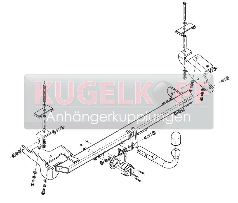 CHEVROLET Epica STARRE ANHÄNGERKUPPLUNG – Bild 2