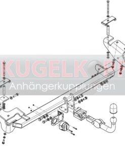 Alternative view of CHEVROLET Epica ABNEHMBARE ANHÄNGERKUPPLUNG