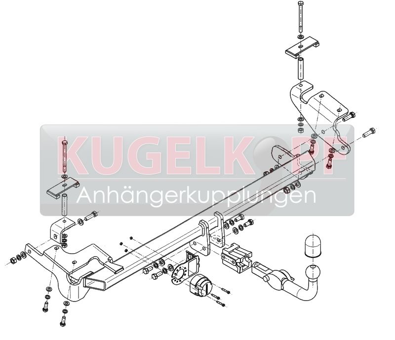 CHEVROLET Epica ABNEHMBARE ANHÄNGERKUPPLUNG – Bild 2