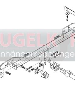 Alternative view of CHEVROLET Orlando ABNEHMBARE ANHÄNGERKUPPLUNG