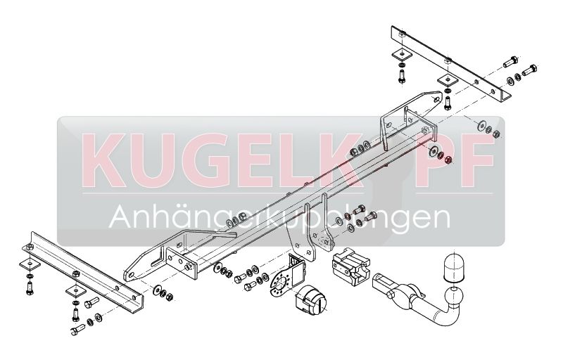 CHEVROLET Orlando ABNEHMBARE ANHÄNGERKUPPLUNG – Bild 2