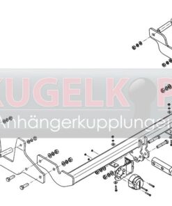 Alternative view of DACIA Dokker STARRE ANHÄNGERKUPPLUNG