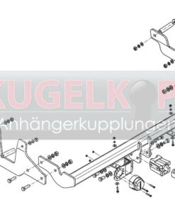 Alternative view of DACIA Dokker ABNEHMBARE ANHÄNGERKUPPLUNG