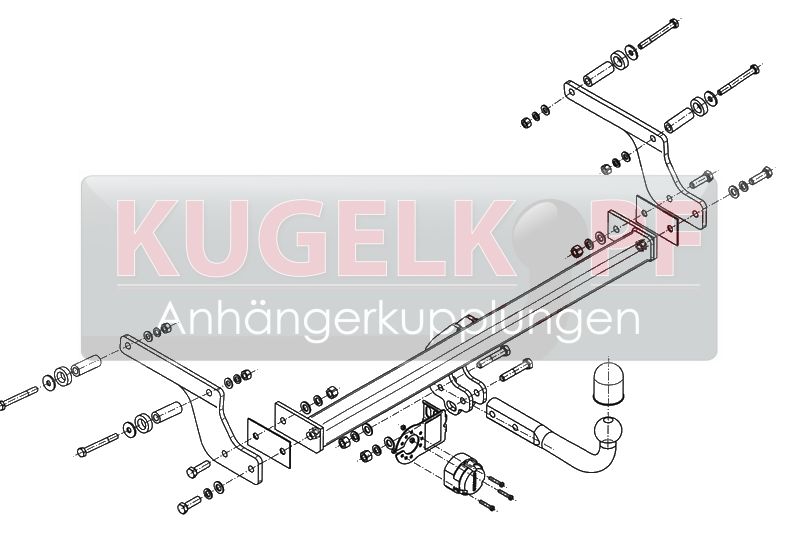 DACIA Duster II STARRE ANHÄNGERKUPPLUNG – Bild 2