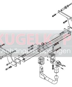 Alternative view of DACIA Duster I ABNEHMBARE ANHÄNGERKUPPLUNG