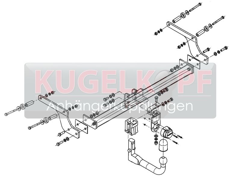 DACIA Duster I ABNEHMBARE ANHÄNGERKUPPLUNG – Bild 2