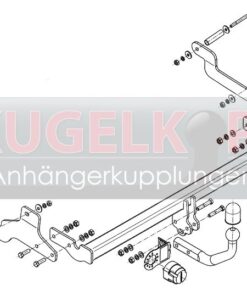 Alternative view of DACIA Lodgy STARRE ANHÄNGERKUPPLUNG
