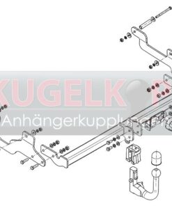 Alternative view of DACIA Lodgy ABNEHMBARE ANHÄNGERKUPPLUNG